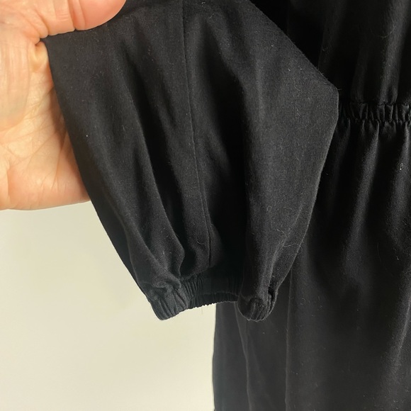 LILLY PULITZER Becket Pima Cotton Long Sleeve Black Dress Womens XSmall - Picture 6 of 10